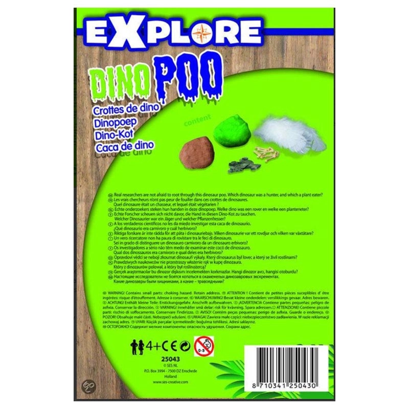 Dino Poo - Suitable for 3 years and above