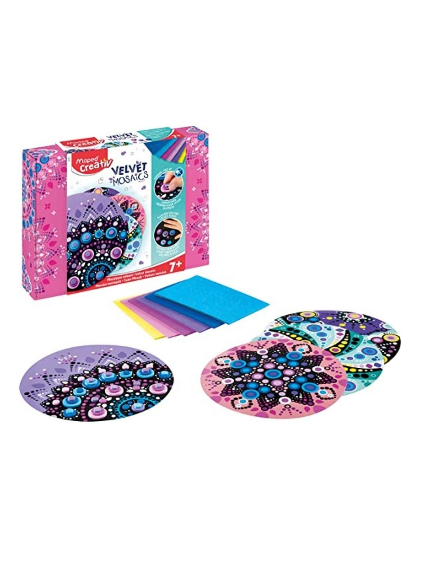 Creativ Mini Box Mosaic Stickers - Multicolor 4 Years+