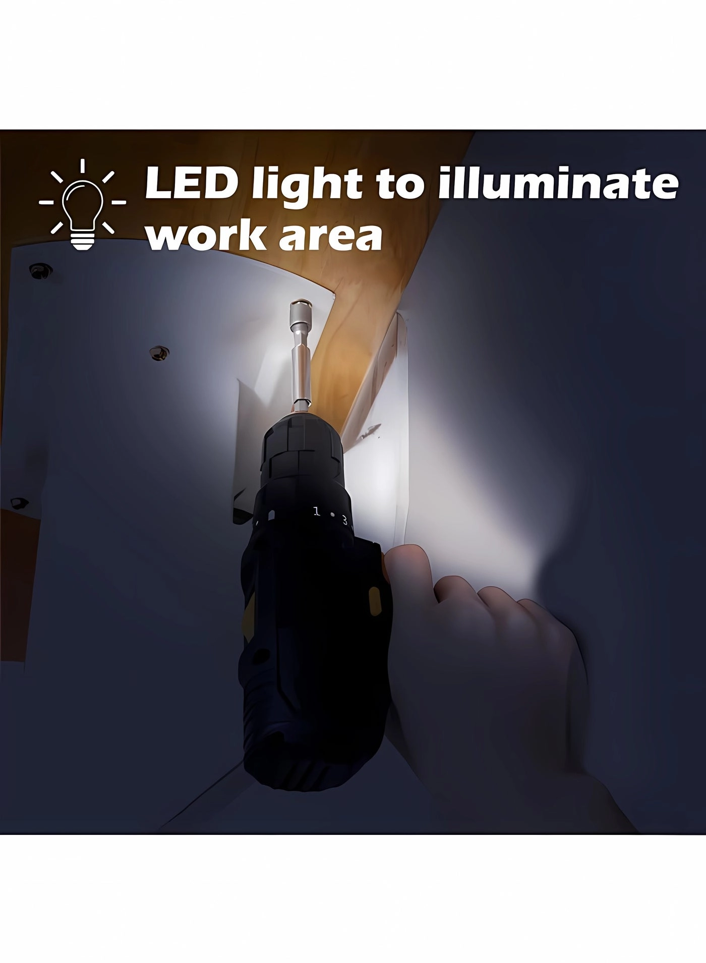 cordless drill - 12V Lithium 3/8-inch