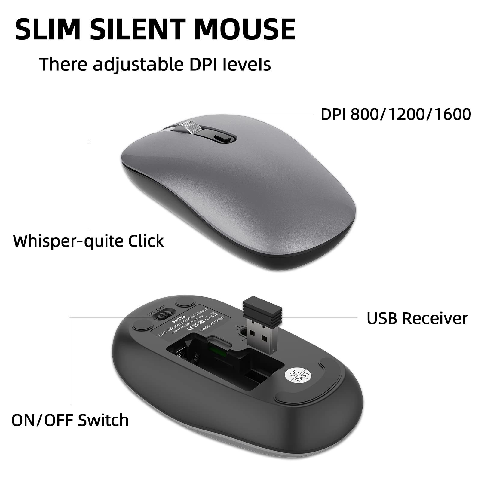 Wireless Keyboard Mouse Combo - UK Wireless