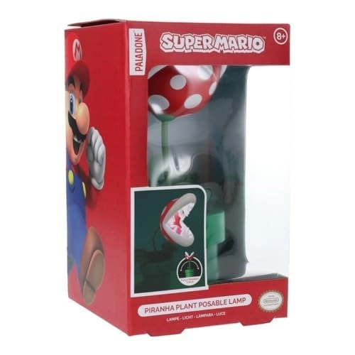 Super Mario Posable Mini Piranha Plant Lamp - 3 AAA 1.5V batteries