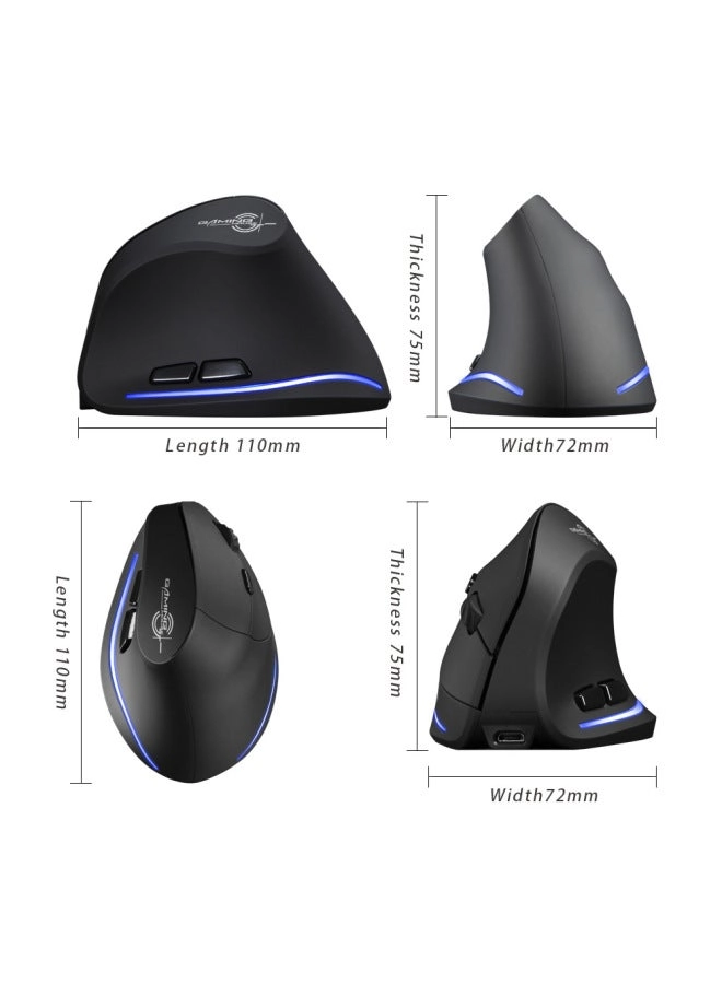 F-26C Ergonomic Vertical Mouse - Wireless