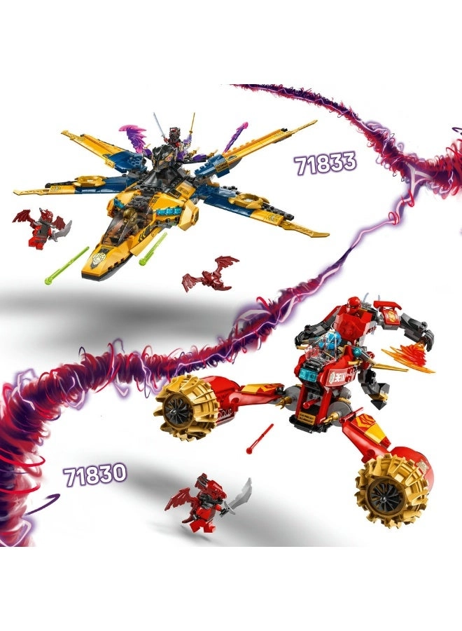 Ras and Arin’s Super Storm Jet - NINJAGO - Arin + Ras + Dragonian Warrior (6526908) 3 pcs