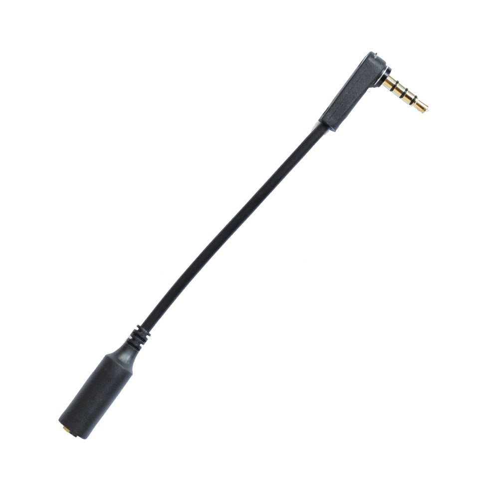 3.5mm M to F Audio Cable - 4-Pole Right Angle Pack