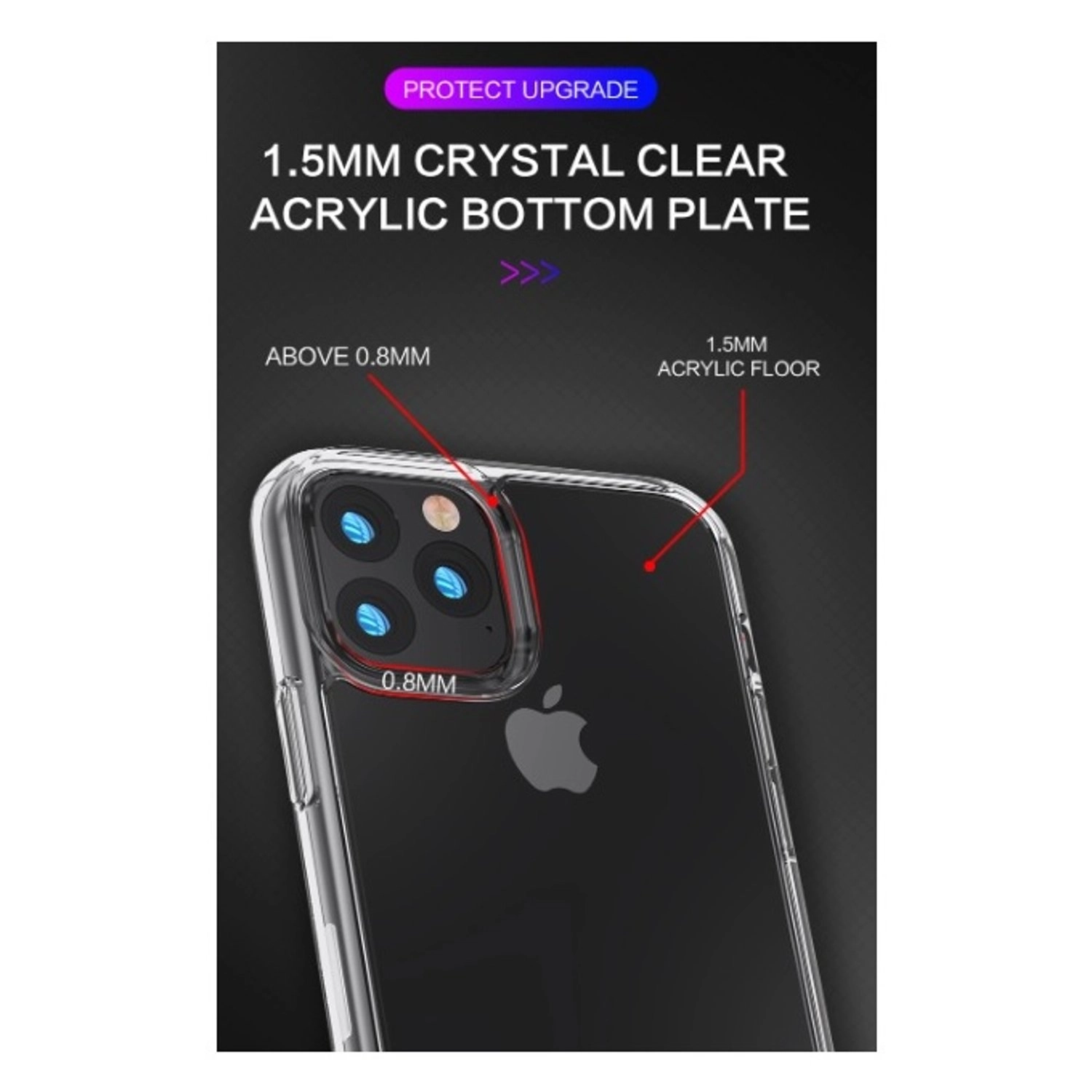 Hybrid Shockproof Back Case for iPhone 11 Pro