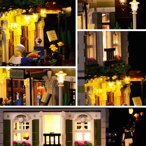 Lighting Kit 10243 - ABS USB for LEGO Parisian Restaurant 10243