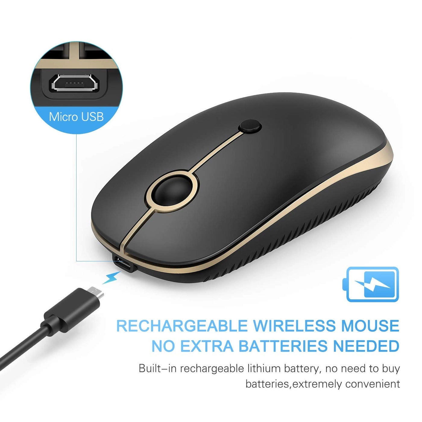 Type C Wireless Mouse - Wireless