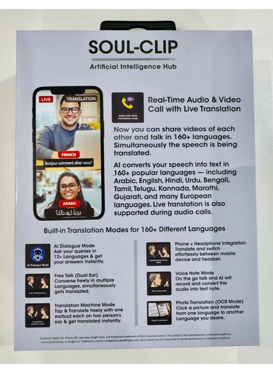 Soul Clip AI - Wireless Earbud
