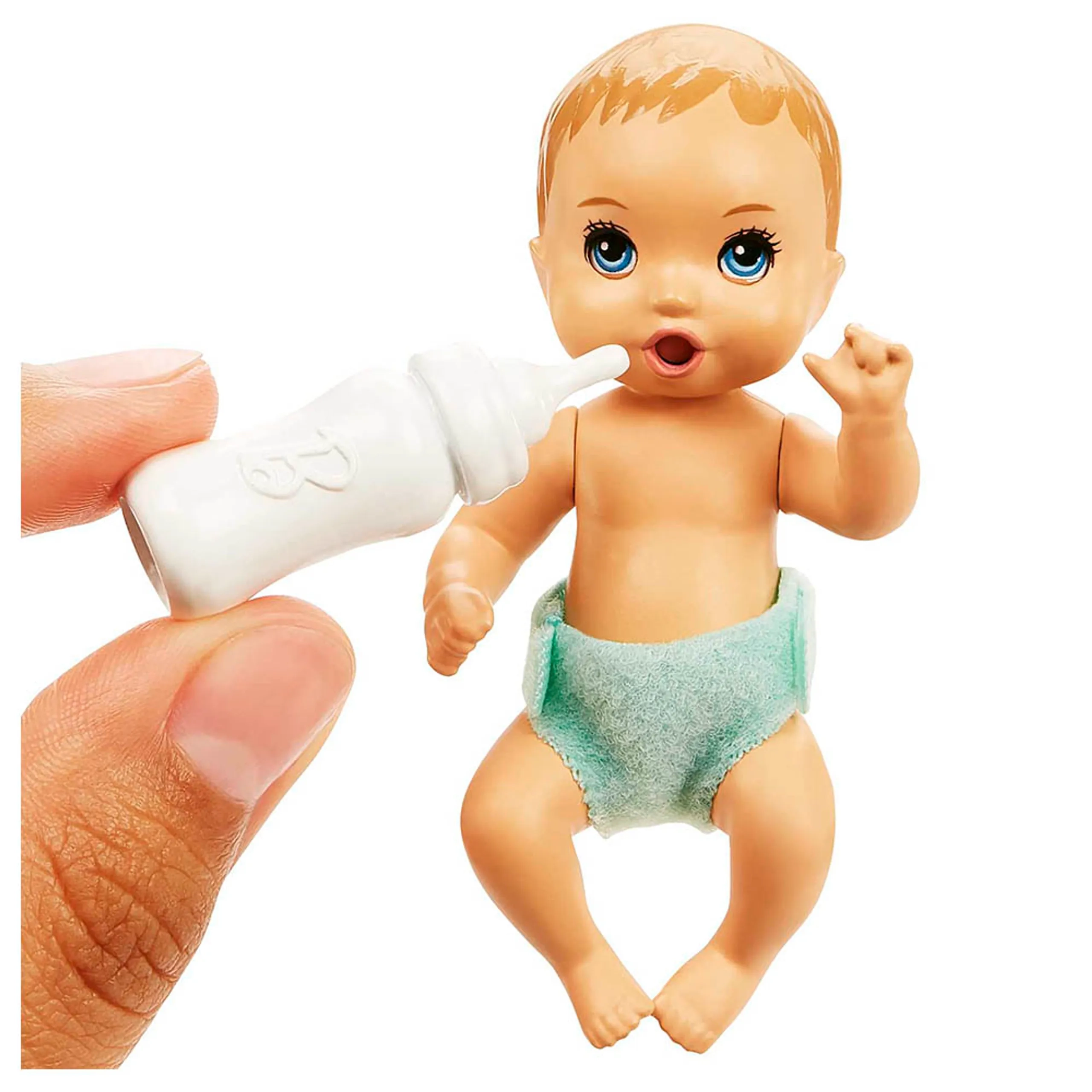 Skipper Babysitters Inc. Playset - Crib with mobile Baby doll with sleepy eyes