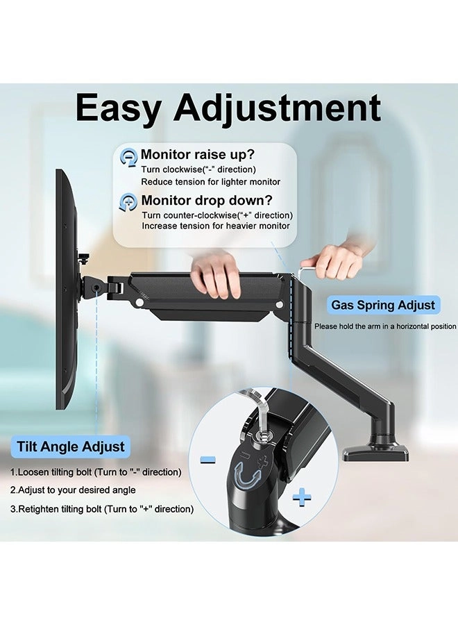 Dual Monitor Mount Stand - dual 13 to 32 Inch 75x75mm 100x100mm