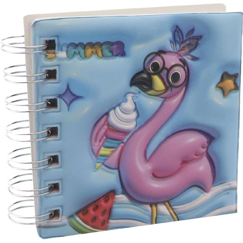 Notebook 19 X 26 cm Spiral - Grid 100 Sheets