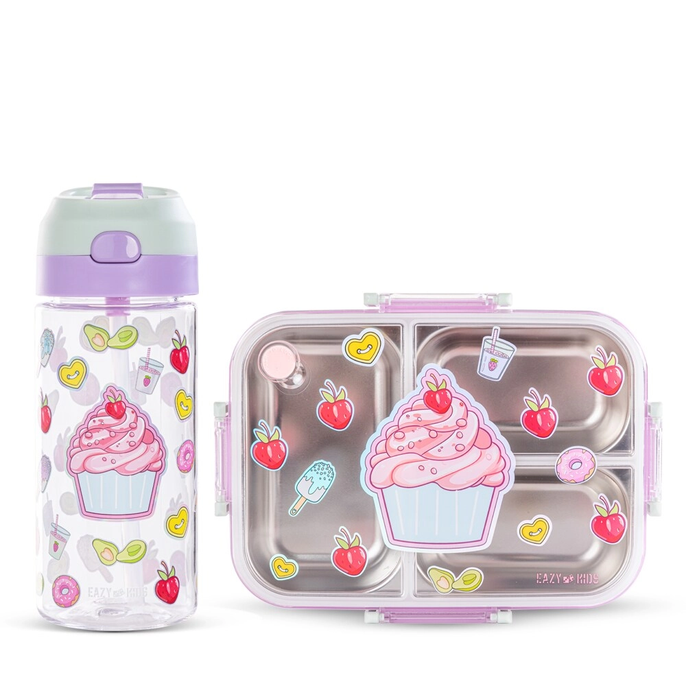 SAM BOX FZE 3 Compartment bento Lunch Box - Skate Board Purple 800ml