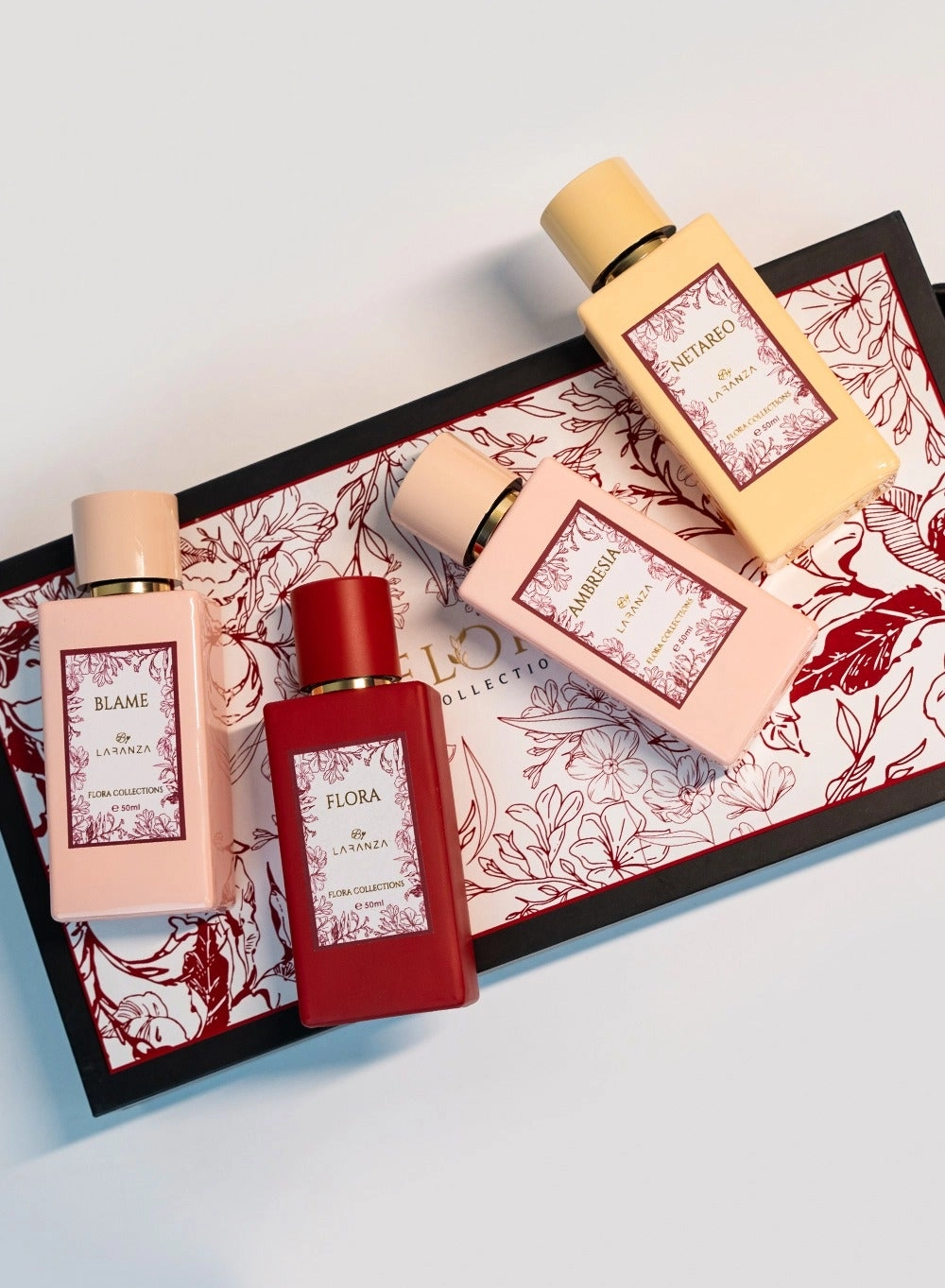 Flora Collections Netareo + Ambresia + Flora + Blame - Eau De Parfum 4 x 50ml
