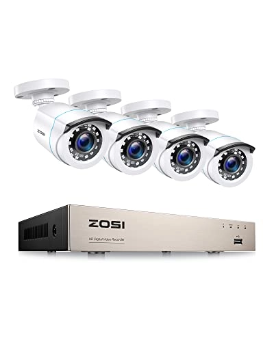 8CH 1080P DVR - 8TB + 1080P TVI Camera - 20m IR Night Vision