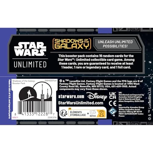 Star Wars: Unlimited Shadows of the Galaxy Booster Display - English 24pcs