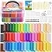 Polymer Clay Starter kit - Non-toxic 1.27 Kg 50pcs.