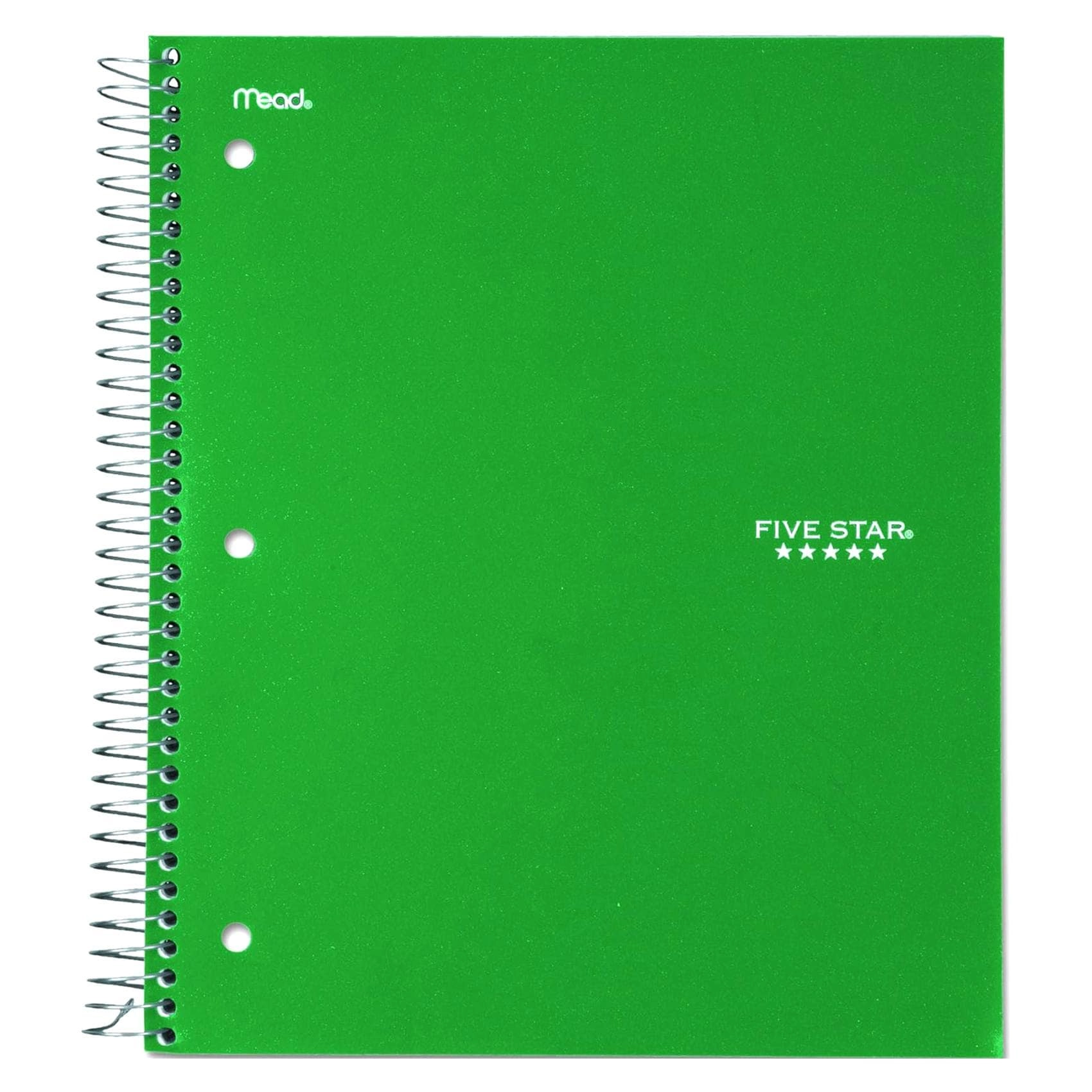 3 Subject Notebook Spiral - Lined 150 Sheets