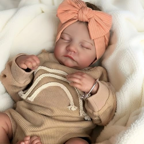 Reborn Baby Doll - 19 Inch Silicone Vinyl Ages 3+