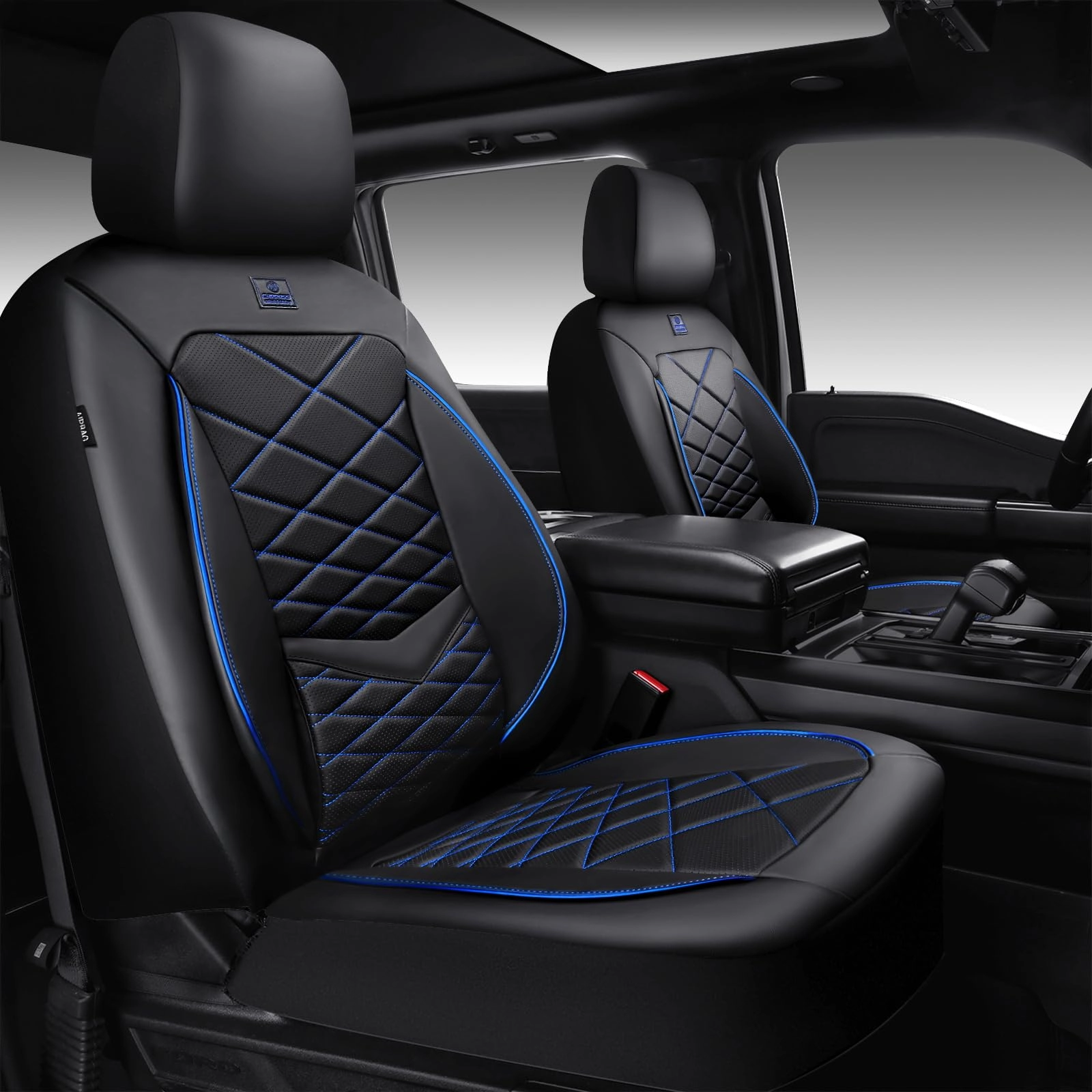 LJ Seat Covers - Nappa Leather Universal Fit Pure Gray