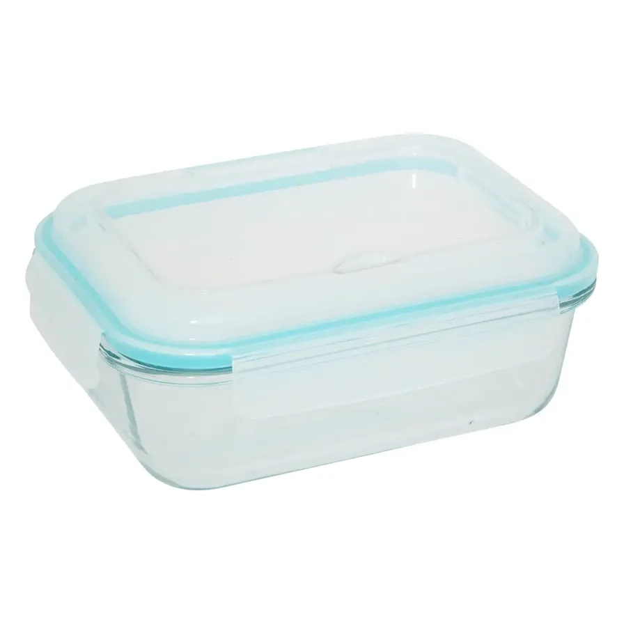 Clipeat Glass Lunch Box with Cutlery - 1 L