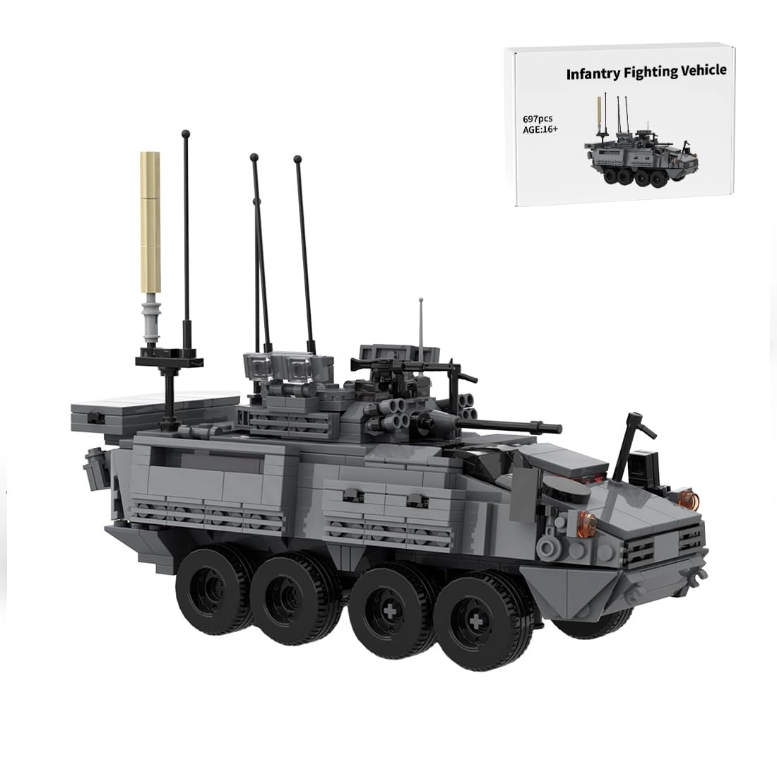Thinkizen Infantry Combat Vehicle - 697 pcs Military
