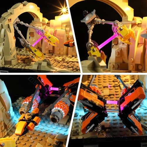Led Lighting Kit for LEGO Mos Espa Podrace Diorama 75380