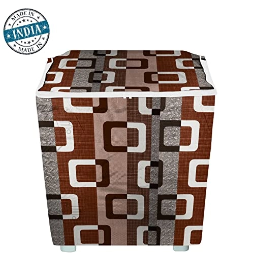 PVC Waterproof Front Load Washing Machine Cover - 5KG to 7.5KG Blue