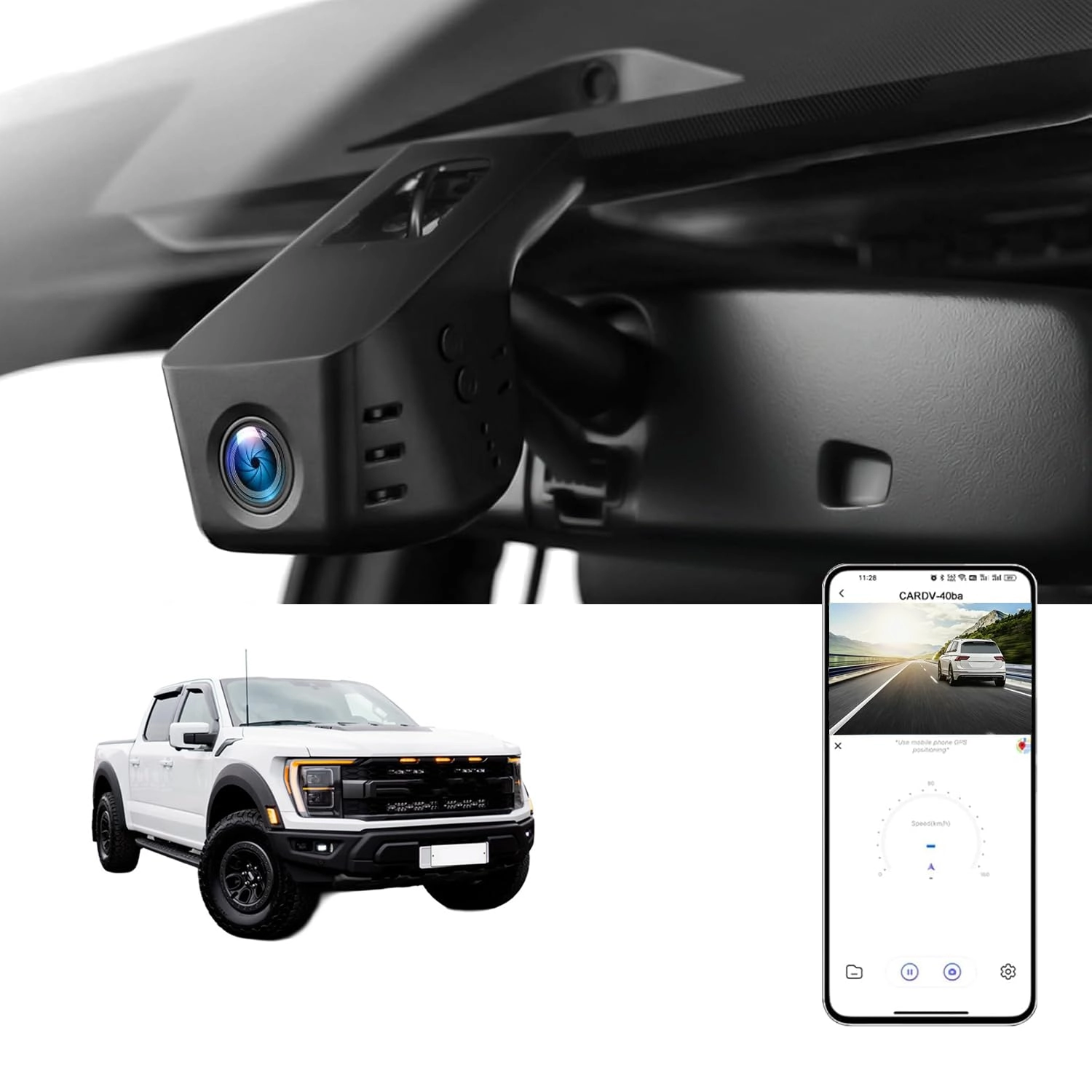 SIXTOP 4K Dash Cam - 30fps