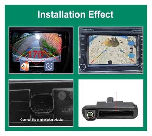 Reverse car rear view camera - Night vision Wired 720 x 540 pixels