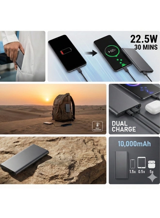 Power Bank - 10000mAh 22.5W Fast Charging