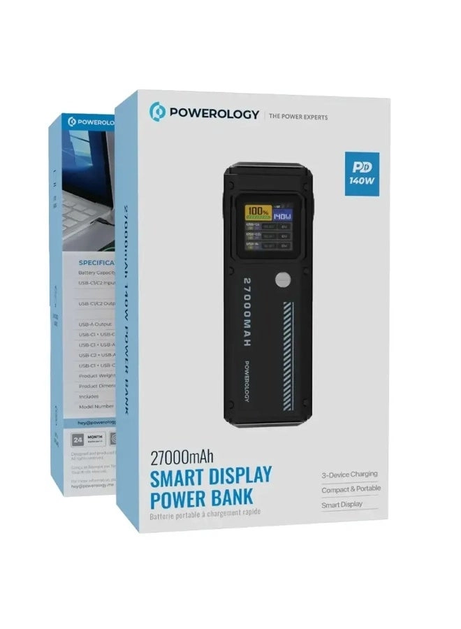 Powerology PPBCHA83 - 27000mAh 80W 1 2