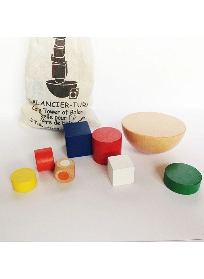 Wooden Balance Toy - 9 pieces