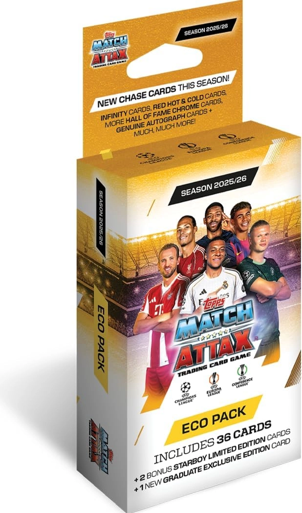 Match Attax 2025/26 Eco Pack - 3 (12-card) Packets