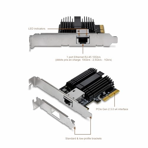 TEG-10GECTX - PCIe Gen 2 3.0 x4 Ethernet