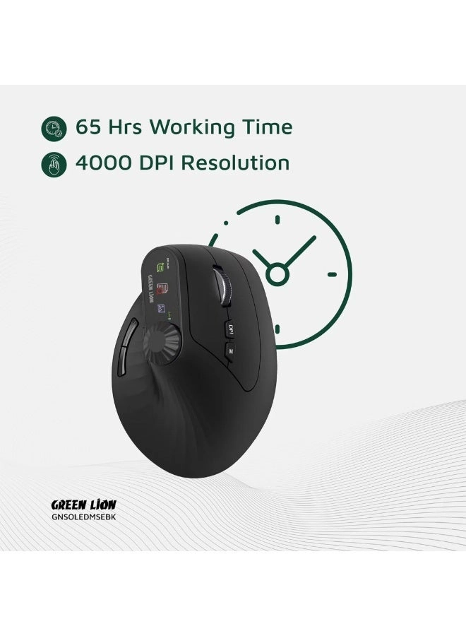 Smart OLED Vertical Mouse - Wireless