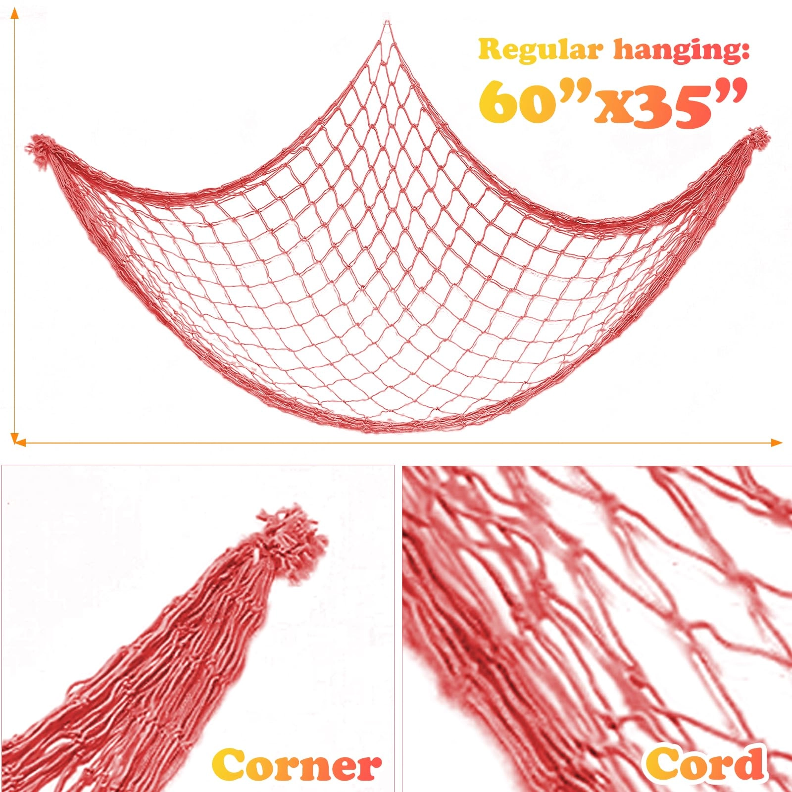 Fish Net Decorations - 2 Pack Party