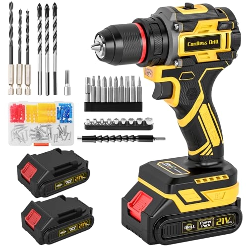 Cordless Brushless Power Drill - 4000 Milliamp Hours
