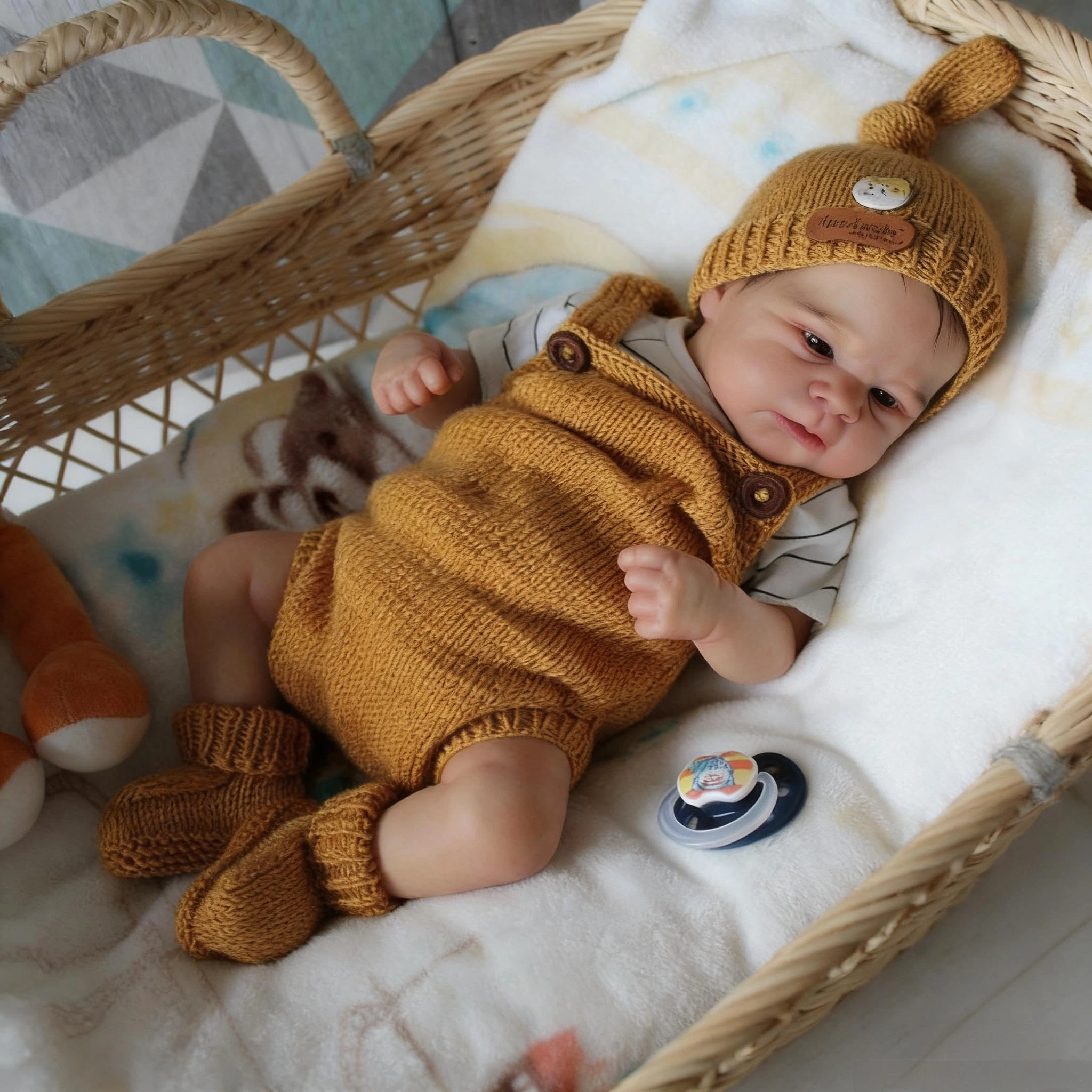Nanjing Tianzeng Gifts Co.,Ltd Elijah Reborn Baby Doll - 17 inch Vinyl Ages 3+