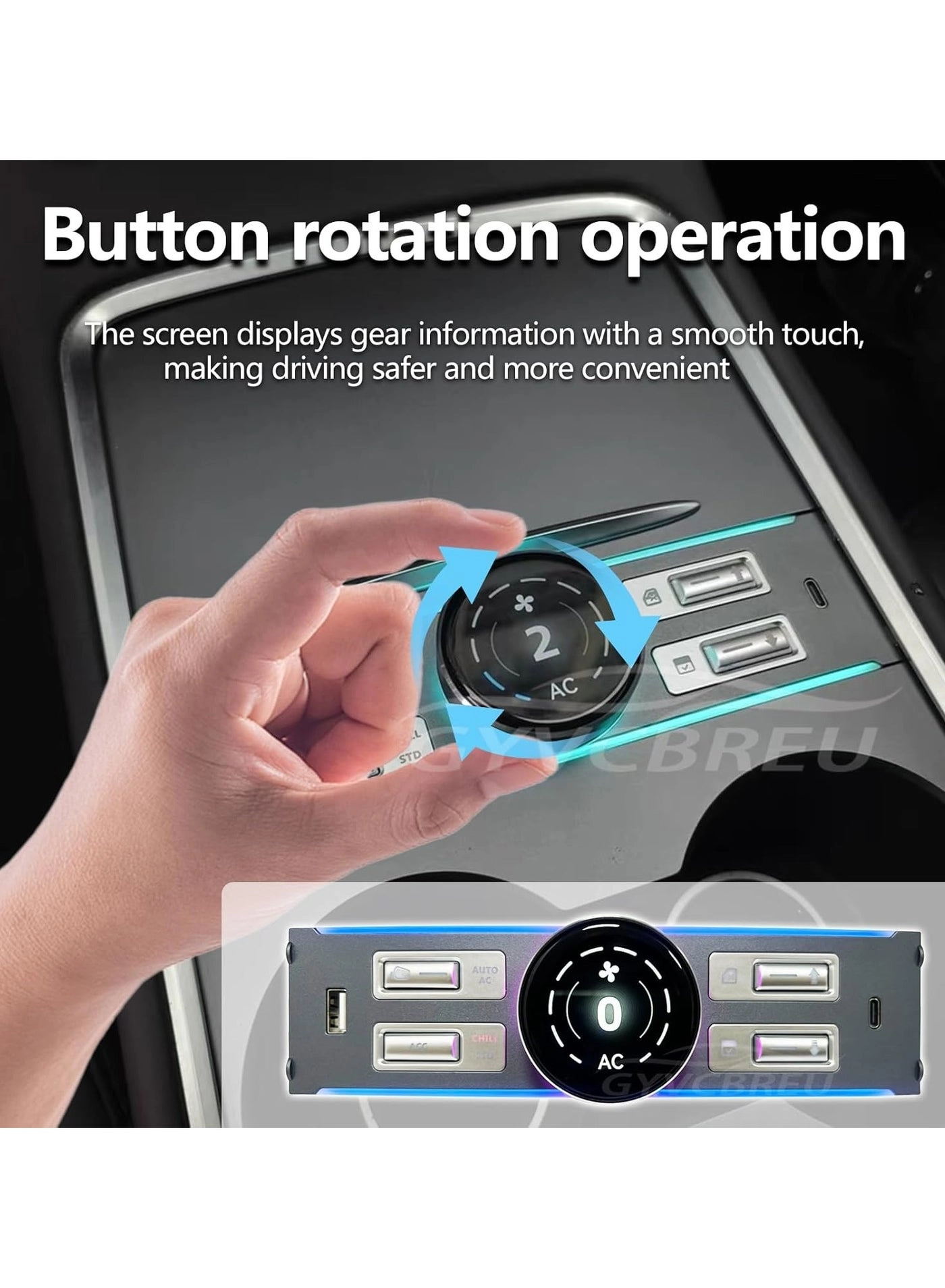 Center Control Expansion Dock Station - Tesla Model Y/3 21-23 LCD USB Type C