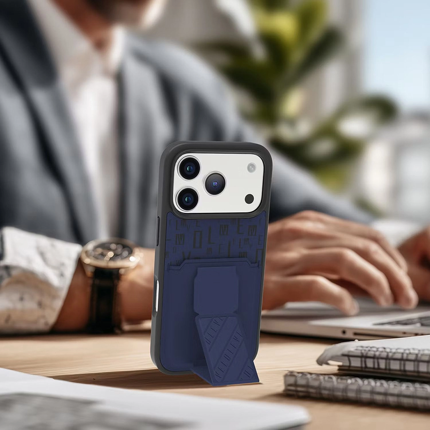 Morphix Cuero Gripstand Case for iPhone 17 Pro