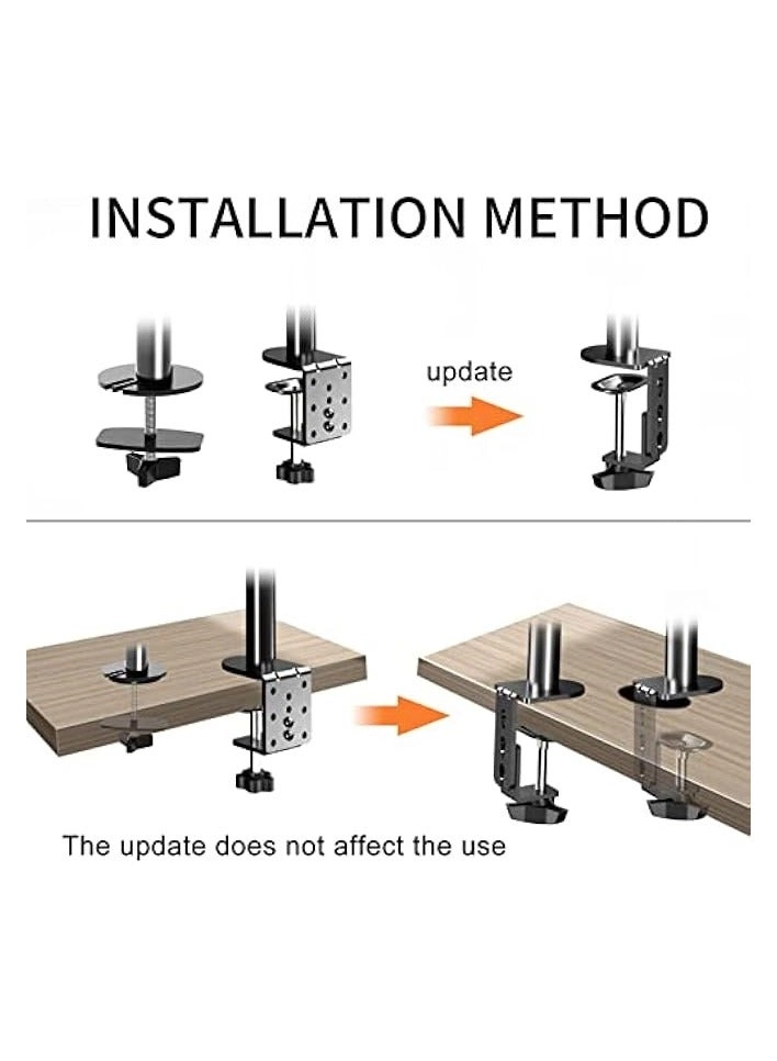 Dual LCD Monitor Desk Mount Stand - 2 27in