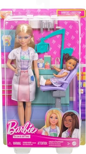 Barbie Dentist - Blonde Blue Dress Ages 3+