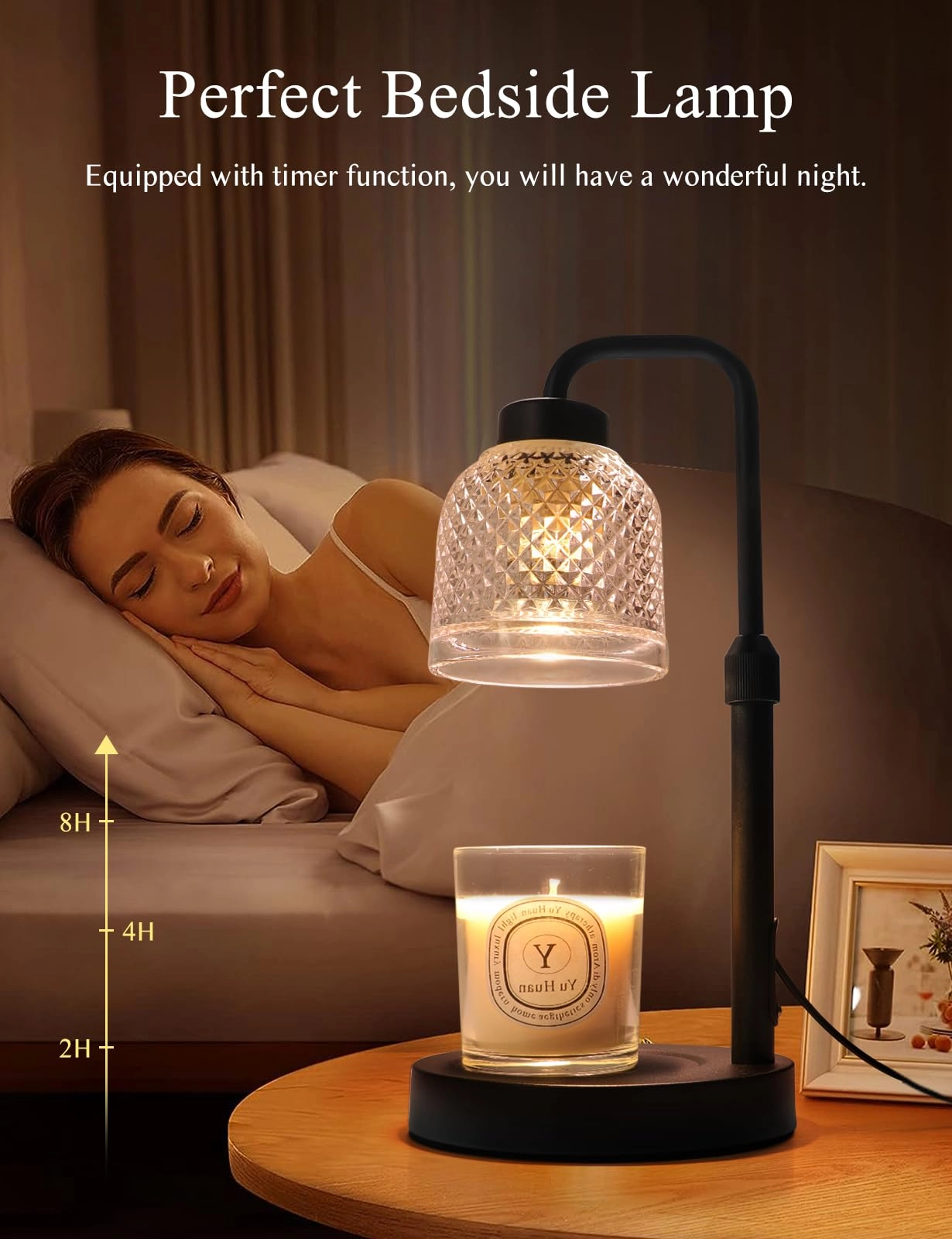 Candle Warmer Lamp - Timer Dimmable Adjustable