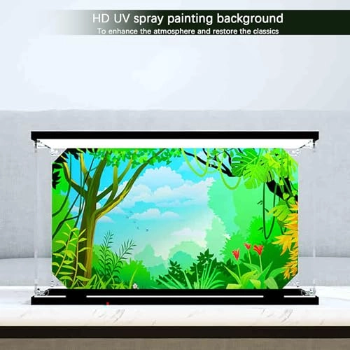 Acrylic Display Case - 35x25x25cm Dustproof Transparent