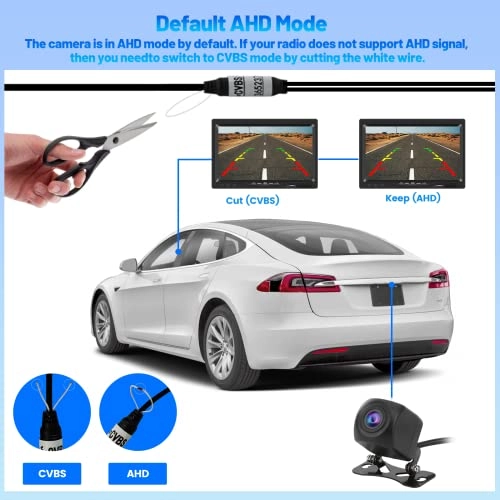 AHD 170° Reversing Camera - Night Vision AHD/CVBS 1080P