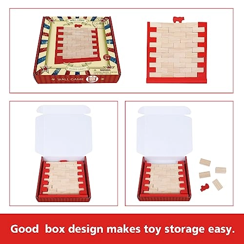 Brick Wall Game - Pine wood