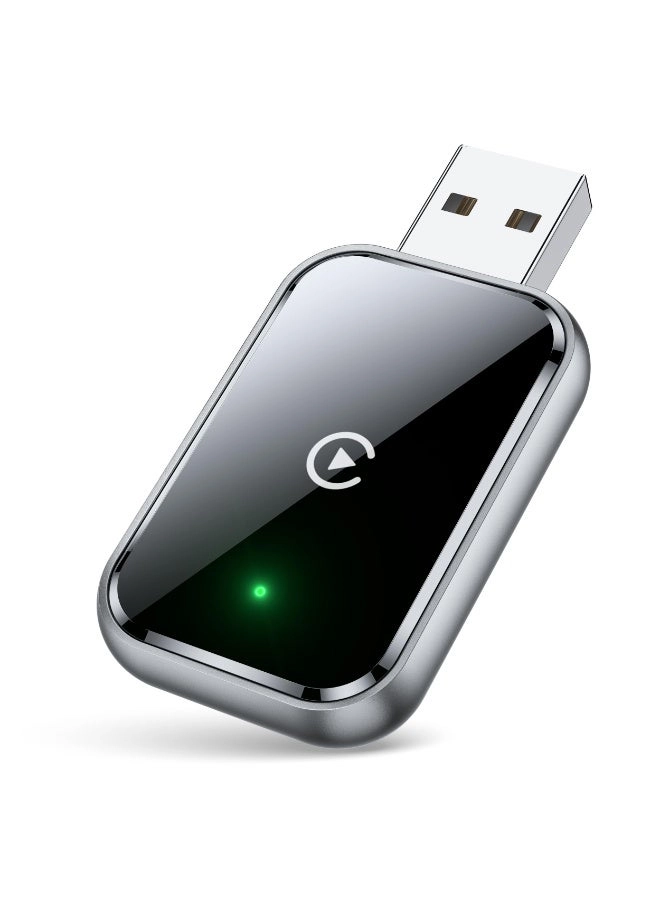 AGREON Wireless CarPlay Adapter - Mini Size USB & USB-C