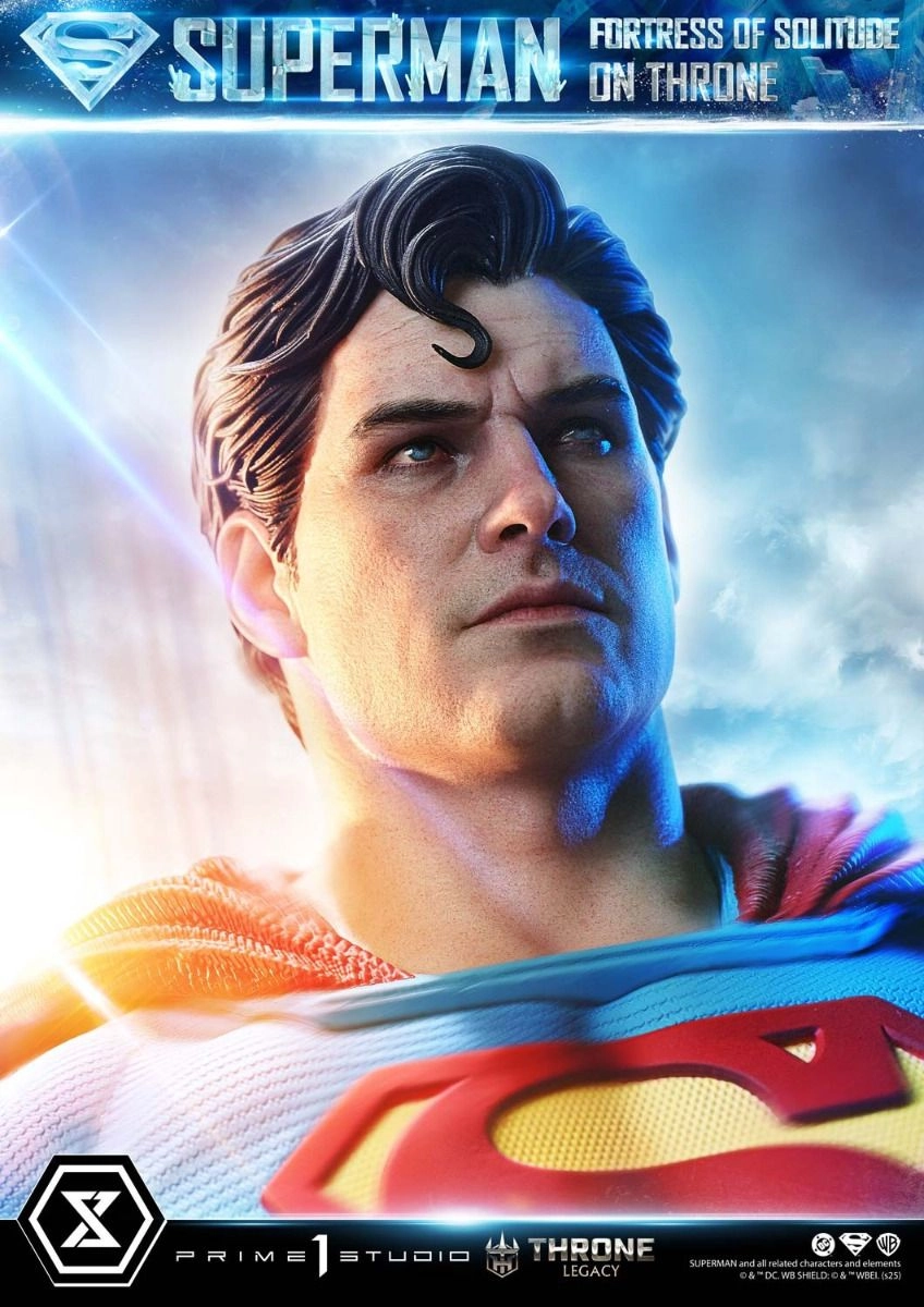 Superman Fortress of Solitude on Throne - Statue