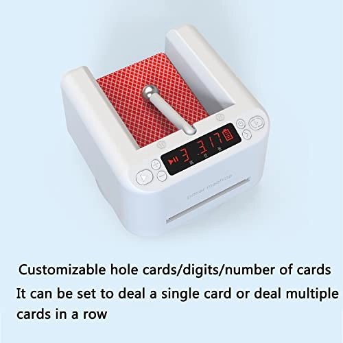 Automatic Card Dealer - 360° Rotating Touch Sensor LED Digital Display