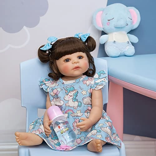 Reborn Baby Doll - 22 Inch Full Vinyl Baby Girl